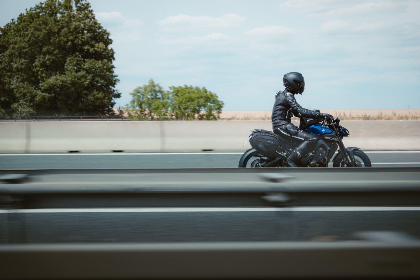 Motorrad mit technischen Änderungen im Straßenverkehr
