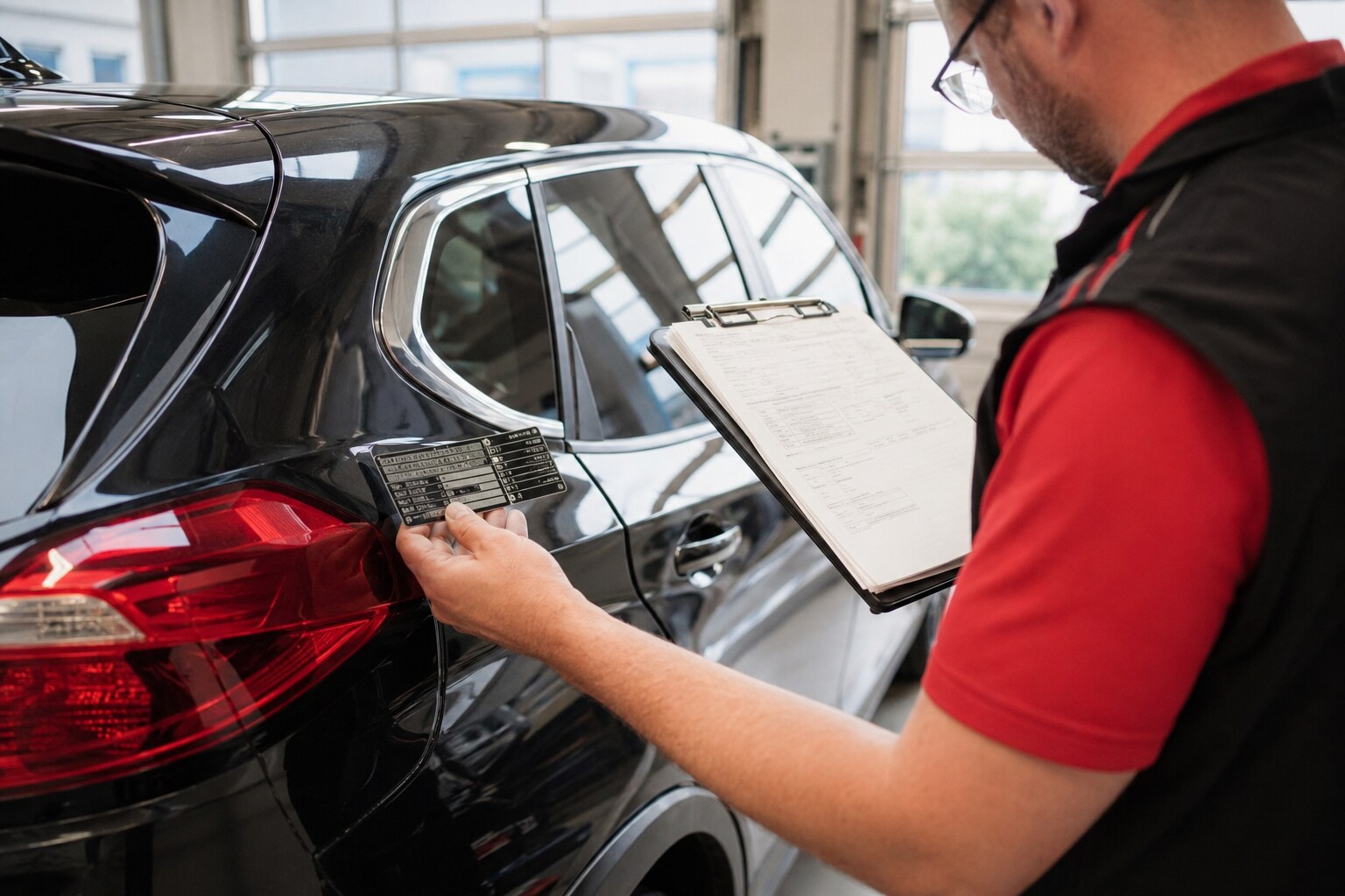 Abgleich technischer Fahrzeugdaten für ein Vollgutachten